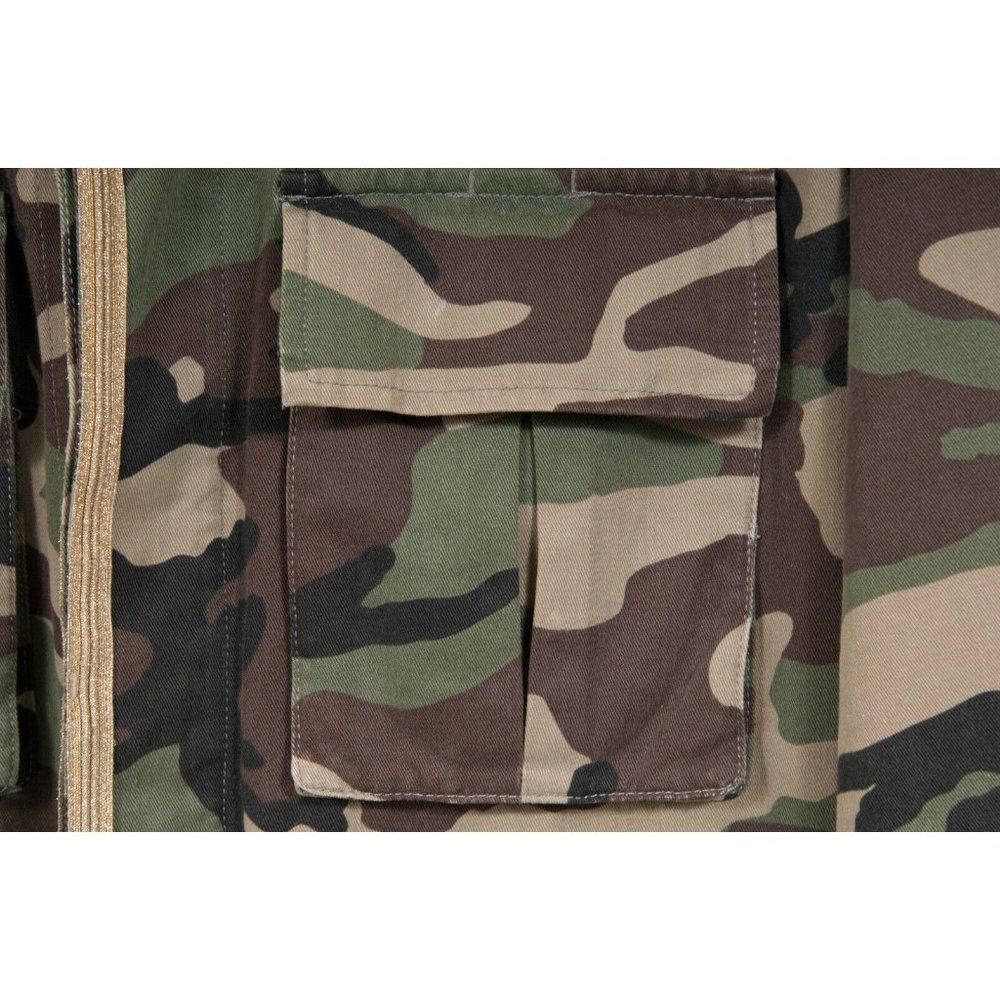 Saint Laurent Men's SS15 Gold Trimmed M65 Military Camo Field Jacke Coat Size 48 - Picture 5 of 10